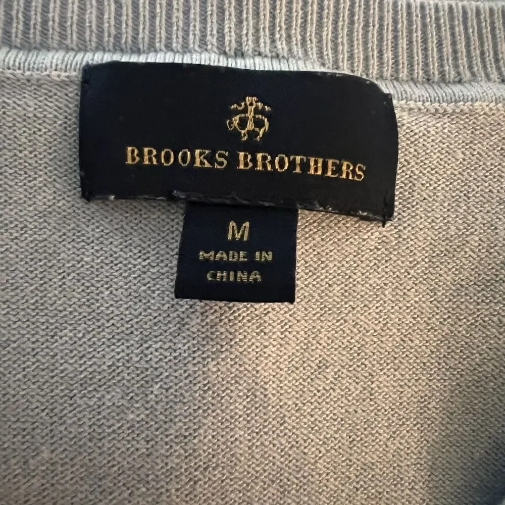 Brooks‎ Brothers Men’s Plaid Vest  Medium Cotton Blue Pink